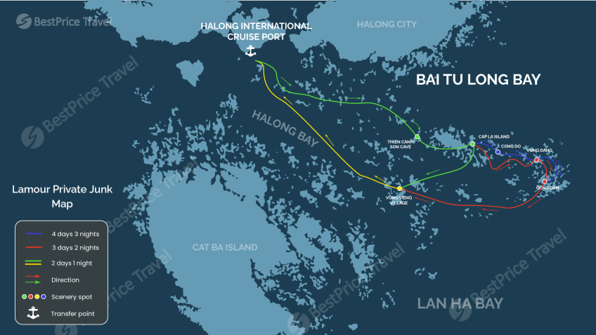 Lamour Private Junk Map