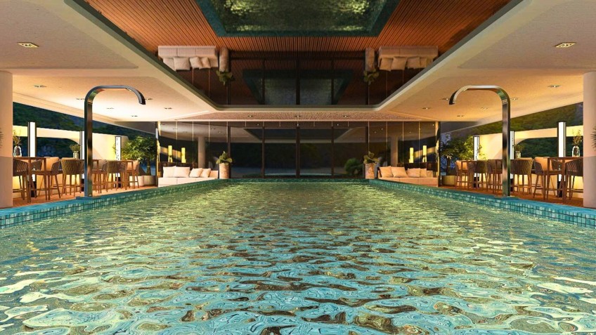 Large Swimming Pool on board