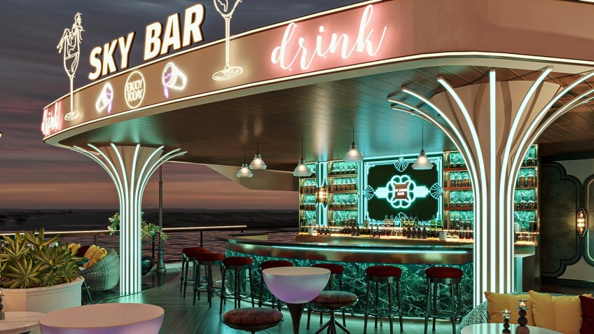 Vibrant Sky Bar