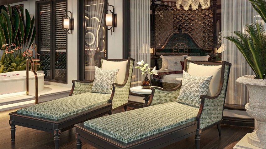 Sun Lounger To Let Your Hair Down