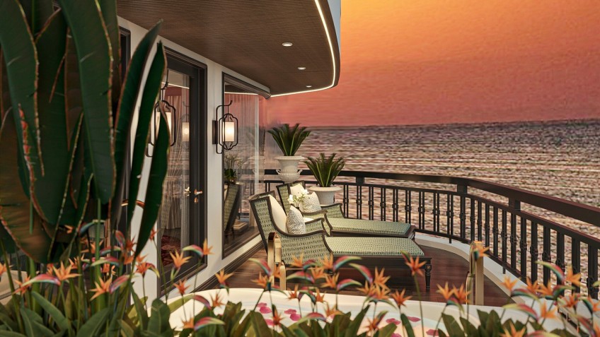 Private Terrace At The Stern