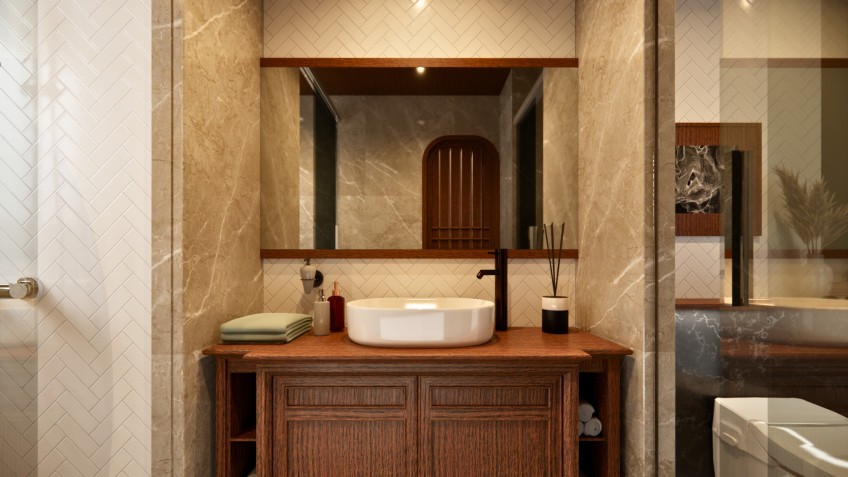 Well Equipped Bathroom Amenities