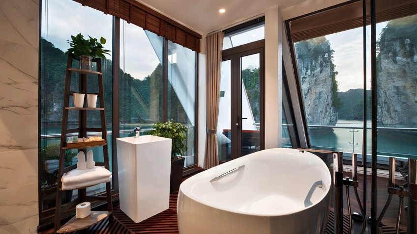 Stellar of the Seas Cruise: Elegant, State Of The Art Bathroom