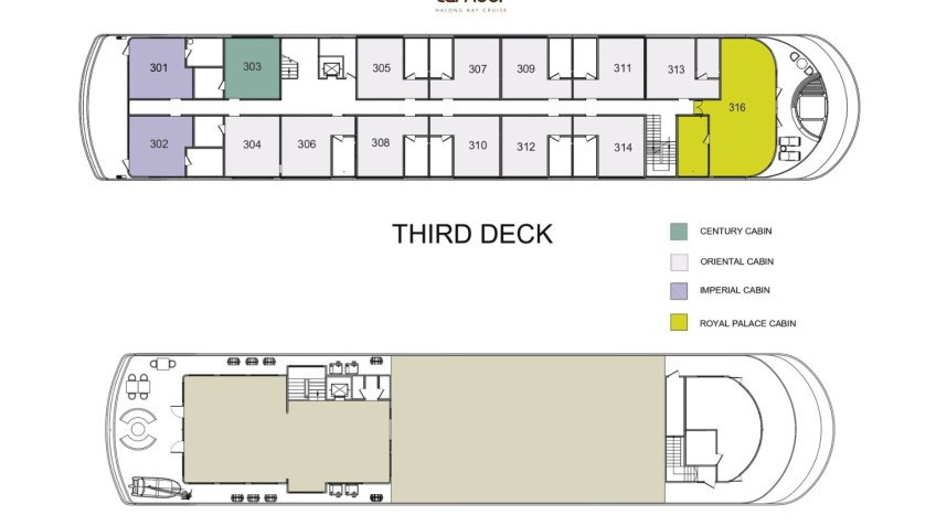 Lamour Cruise Deck Plan 2