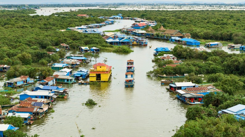 Bustling waterway