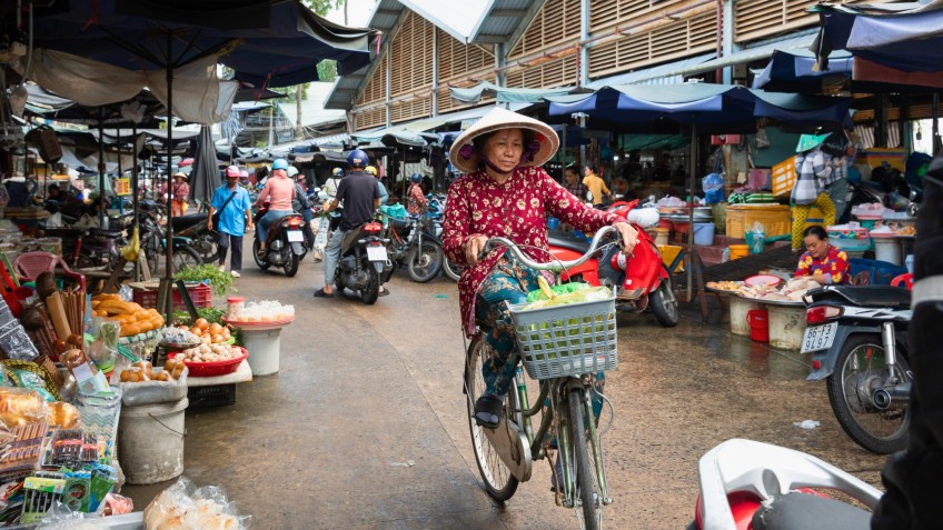 Lively local market