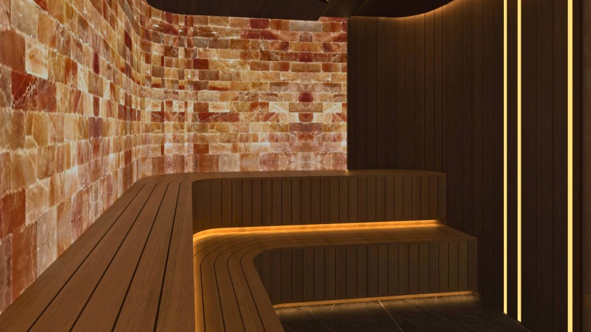 Unwind in Sauna Room