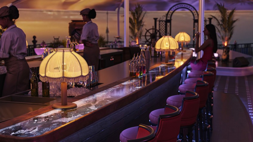 Atmospheric Night Bar