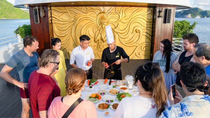 Athena Luxury Cruise: Amusing cooking class