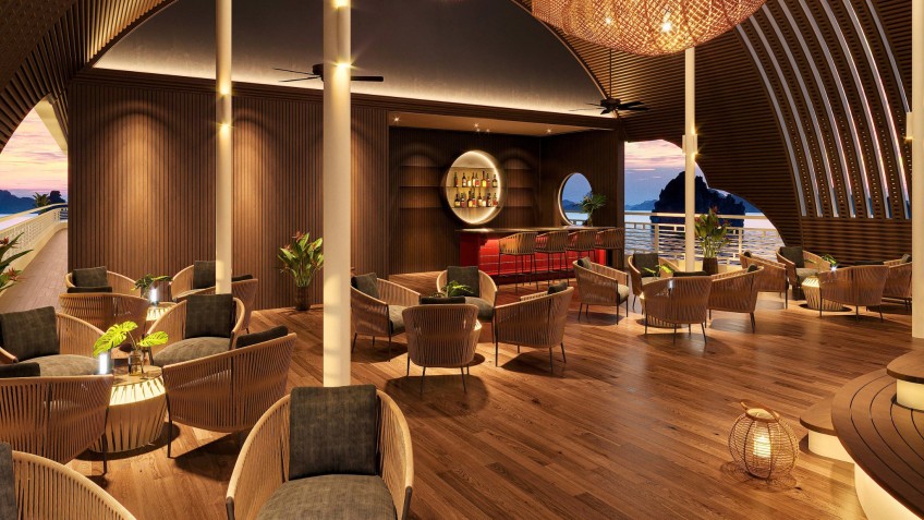 Unwind at the Sky bar