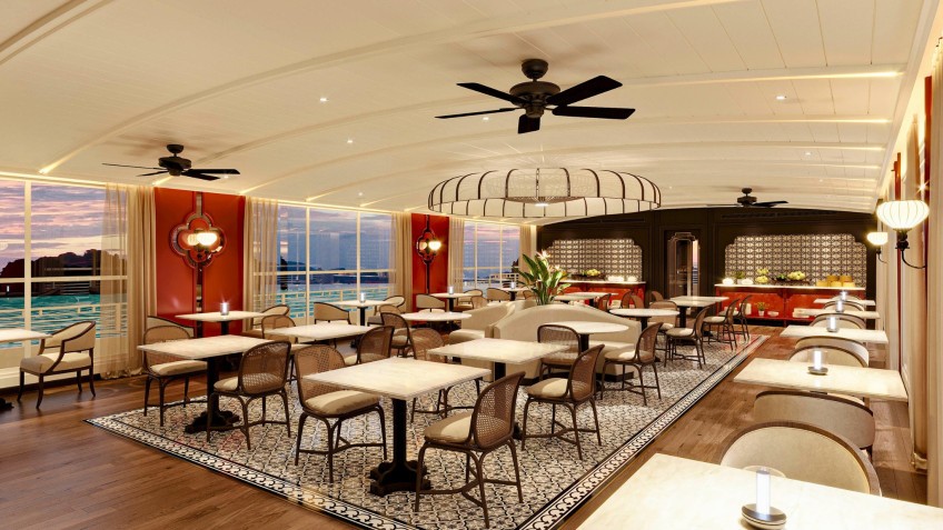 Elegance Restaurant on board