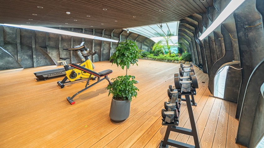 Gym room with unique design