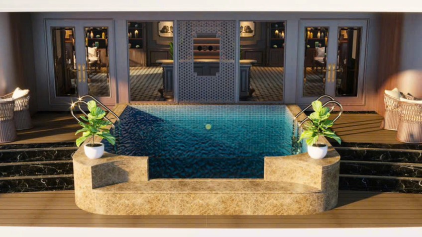Chill out in the swimming pool