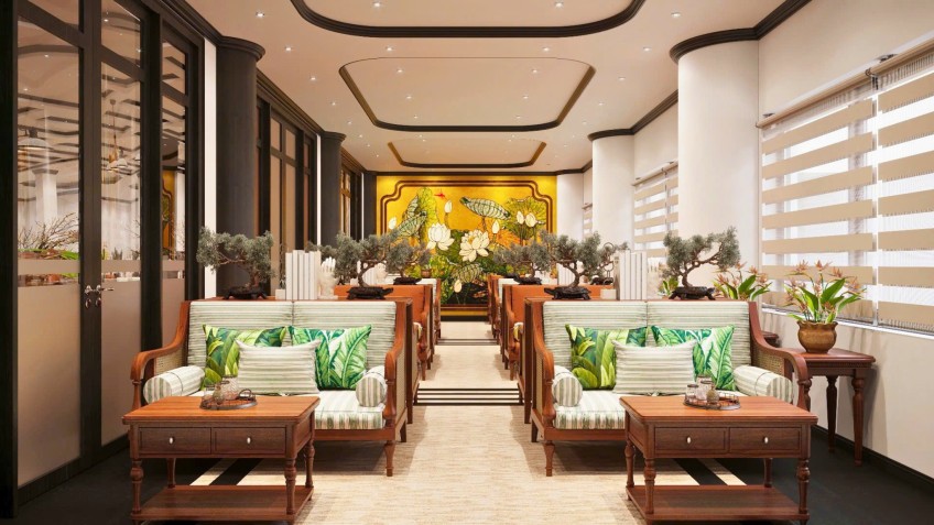 Modern waiting lounge