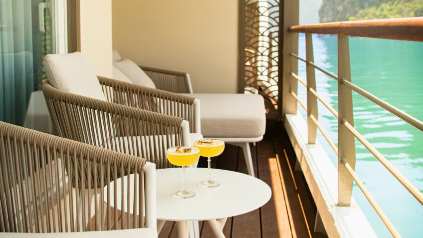 Private balcony to relax