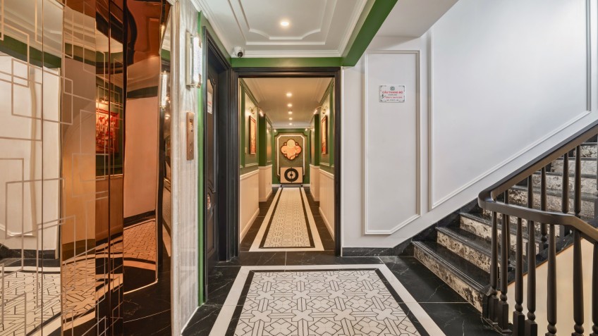 Spacious Corridor With Elevator Access