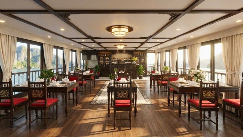Nostalgia Cruise: Luxury Dining Room