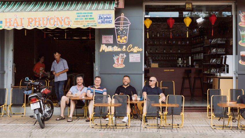 Trying A Local Café