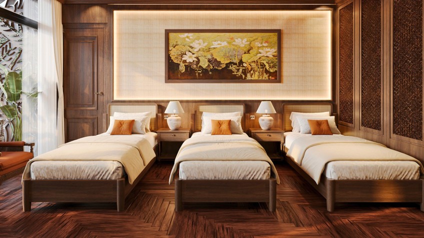 Triple beds for families