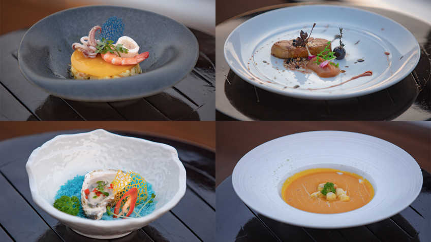 Scarlet Pearl Cruise: Unique food decorated