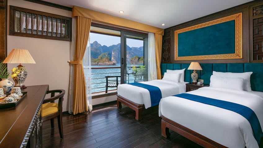 Nostalgia Cruise: Comfortable twin room