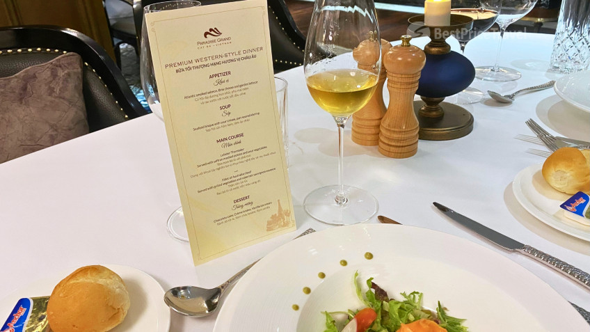 Paradise Grand Cruise: Fine Dining Western Set Menu For 2 Days 1 Night