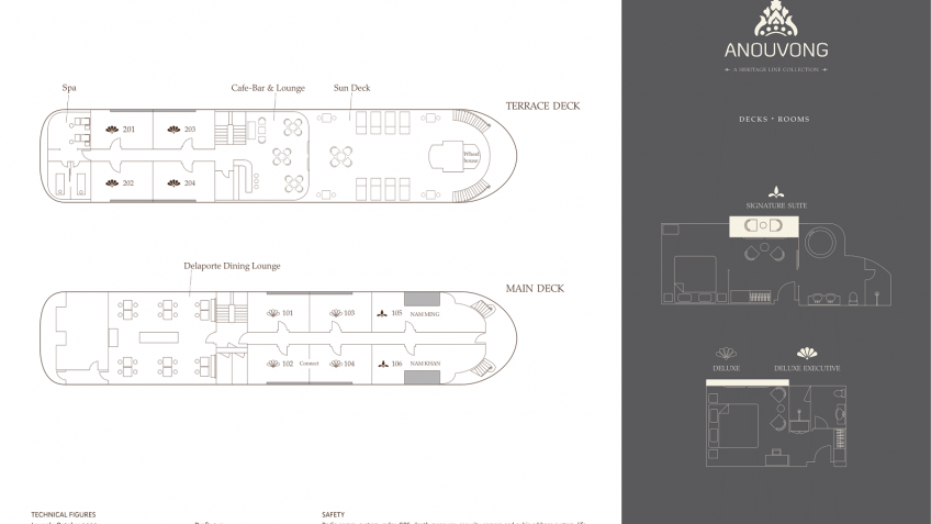 Heritage Line Anouvong Deck Plan