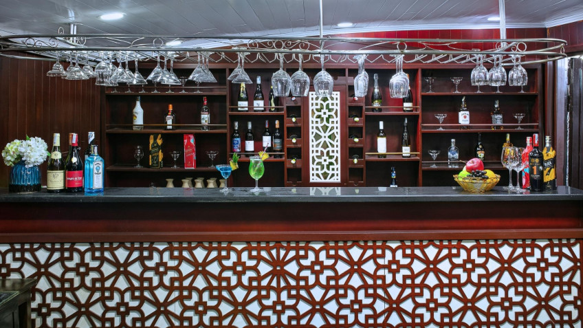 Sip on drink tropical cocktails