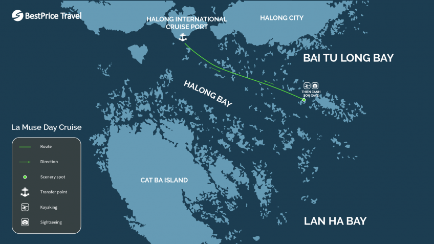 La Muse Day Cruise Map