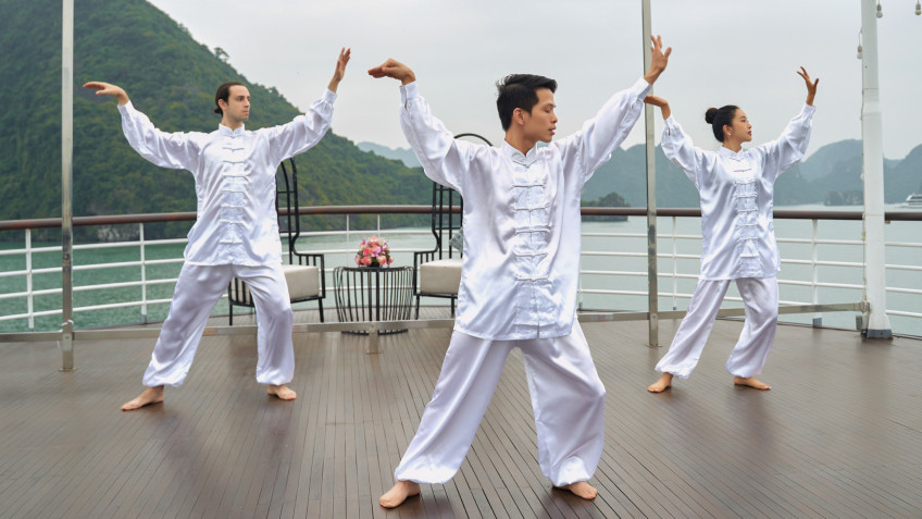 Morning Tai Chi Exercise