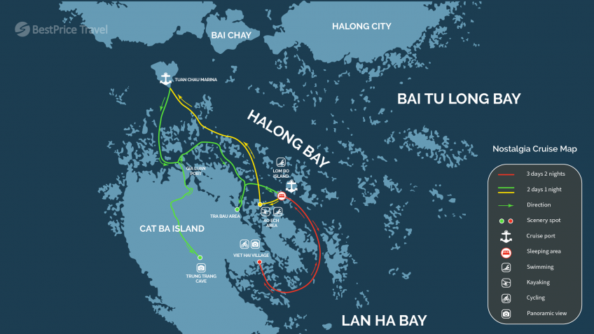 Nostalgia Cruise Map