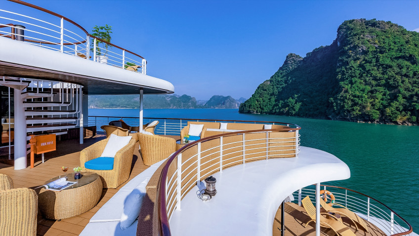 Relish natural beauty from terrace