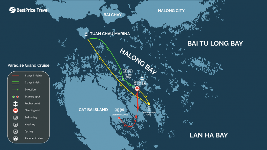 Paradise Grand Cruise Map