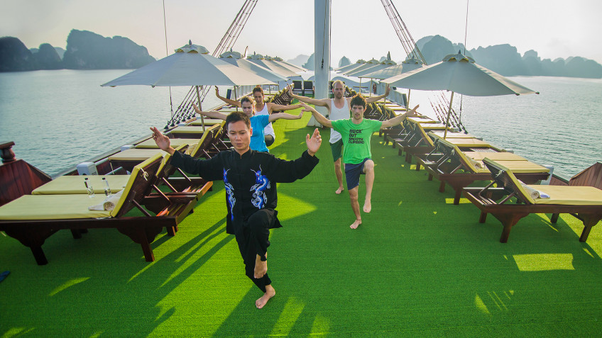 Practice Tai Chi and relish fresh air