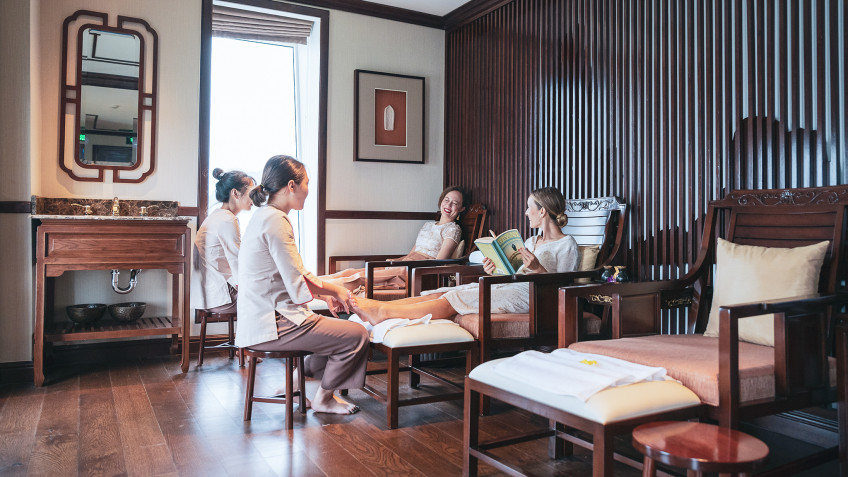 Heritage Line Ginger Cruise: Reflexology in the spa