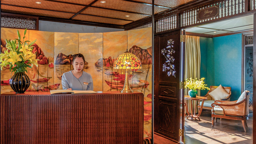 Heritage Line Ylang Cruise: Welcome to Spa Lobby