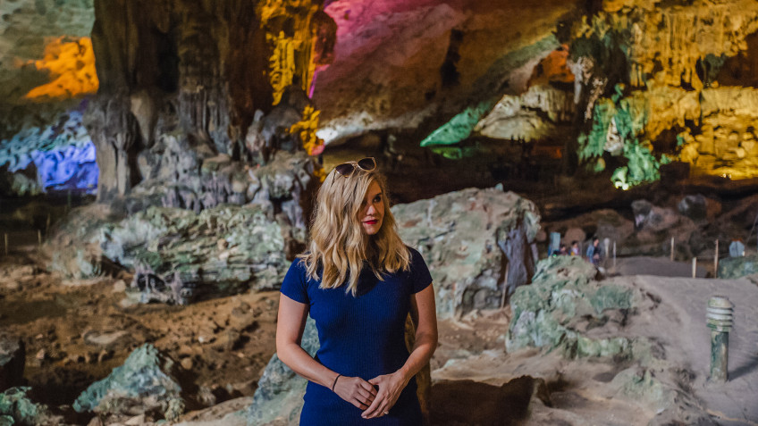 Heritage Line Violet Cruise: The magnificent Tien Ong Cave