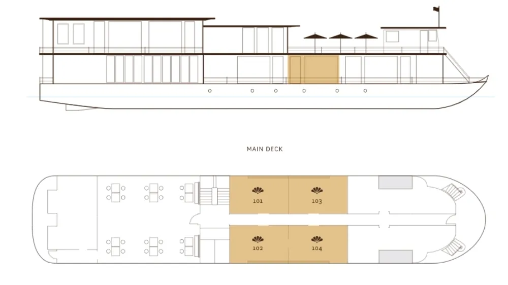 DELUXE Room Floor Plan