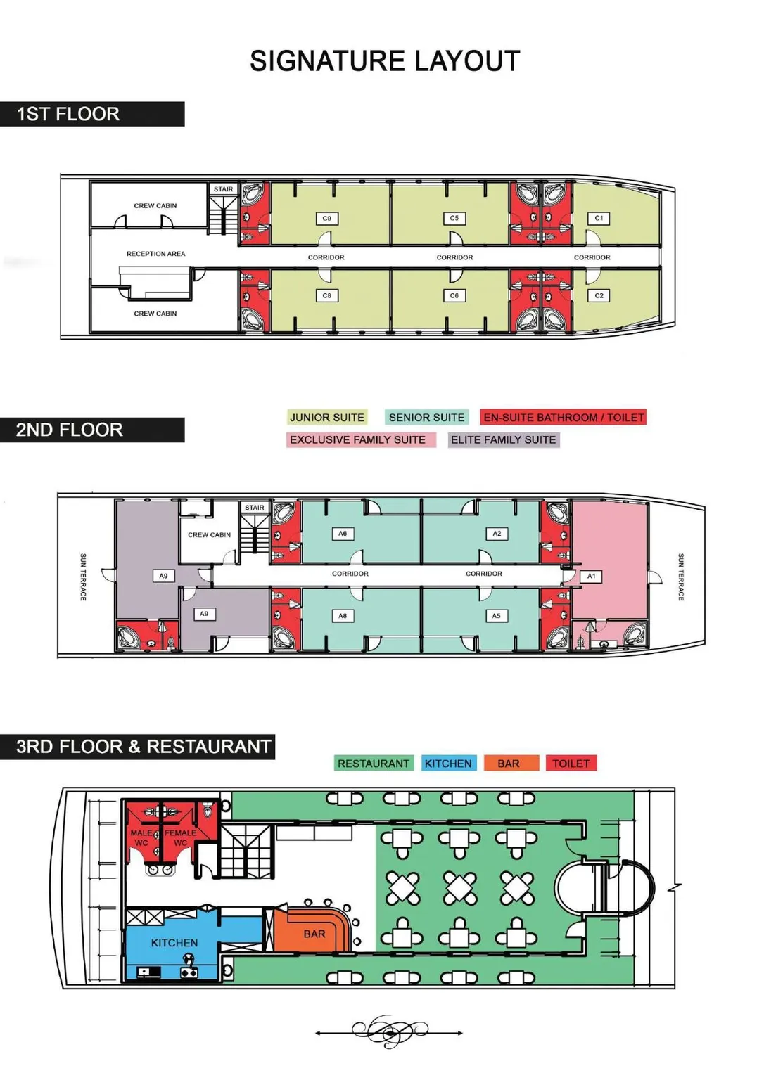 Signature Cruise Deck Plan