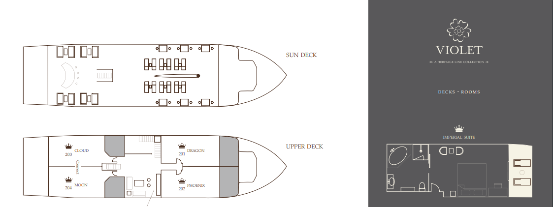 Heritage Line Violet Sundeck And Upper Deck