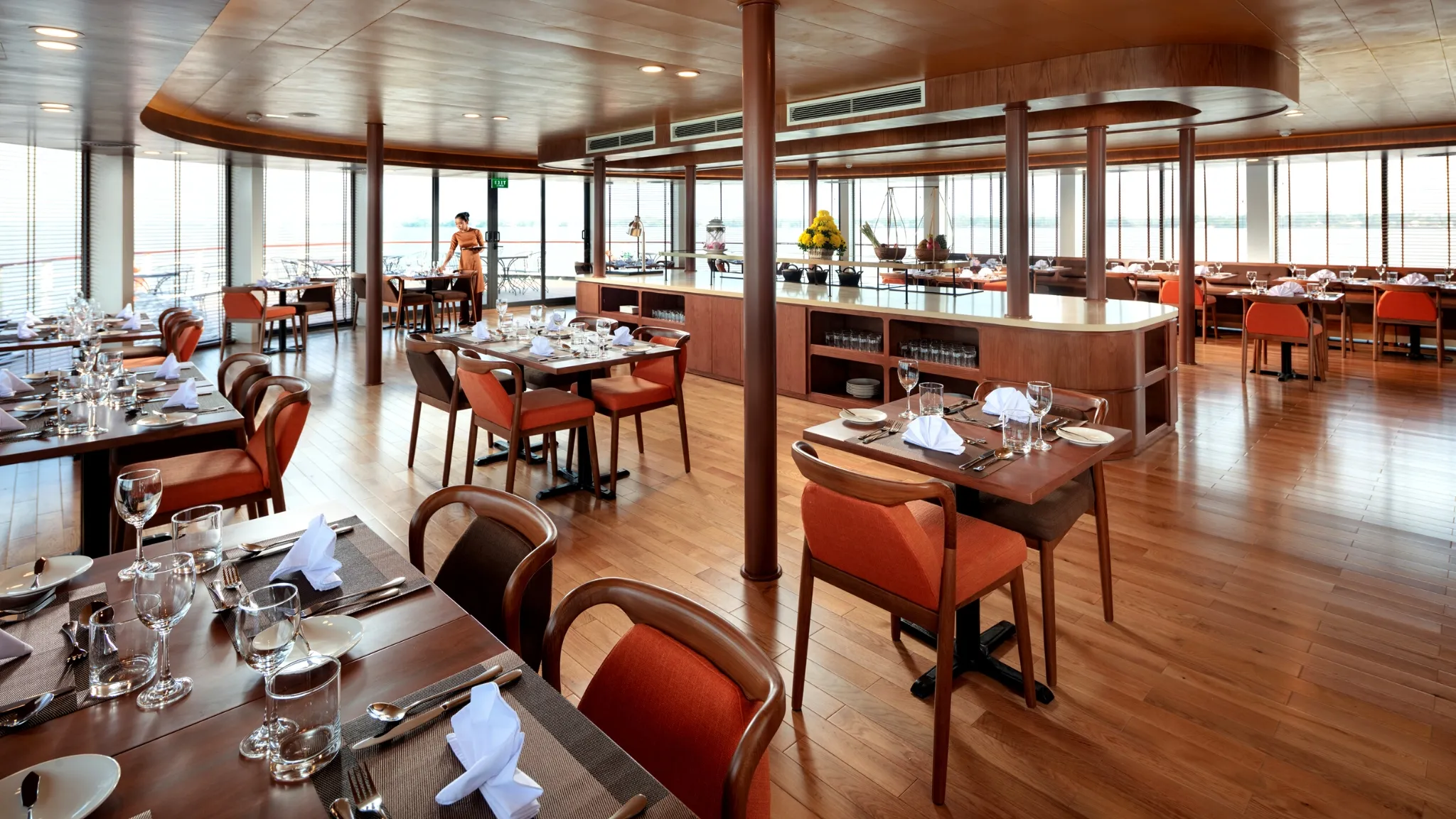 Elegant Decoration At Restaurant