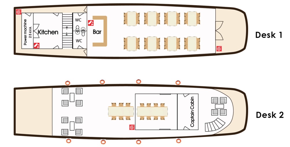 Alova Premium Cruise Deck plan