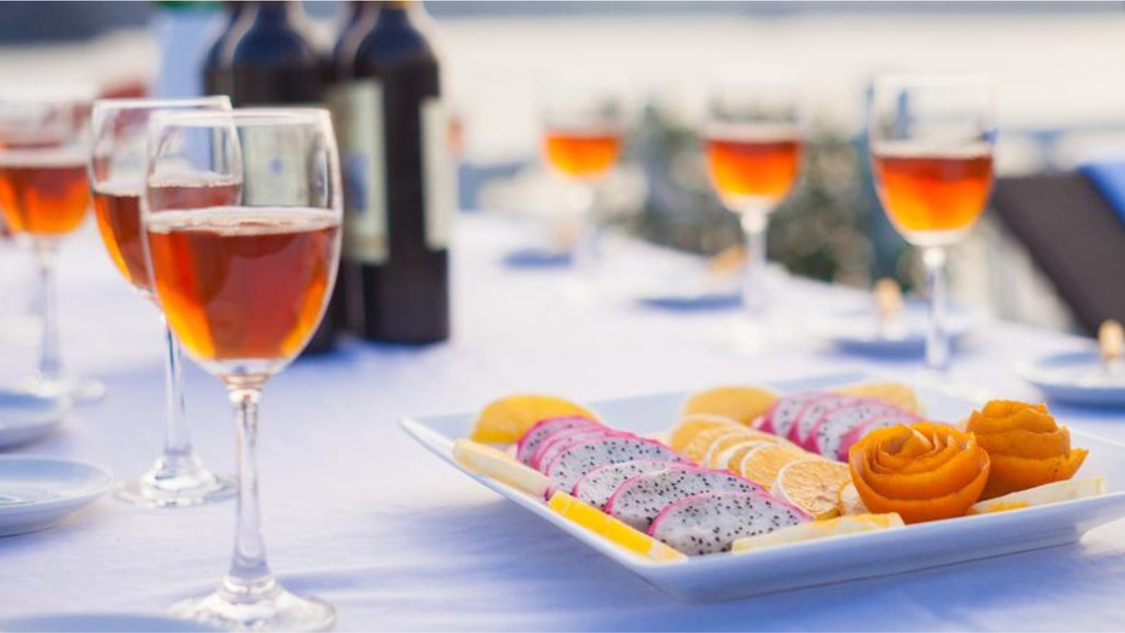 Enjoy Fresh Fruits with Wine