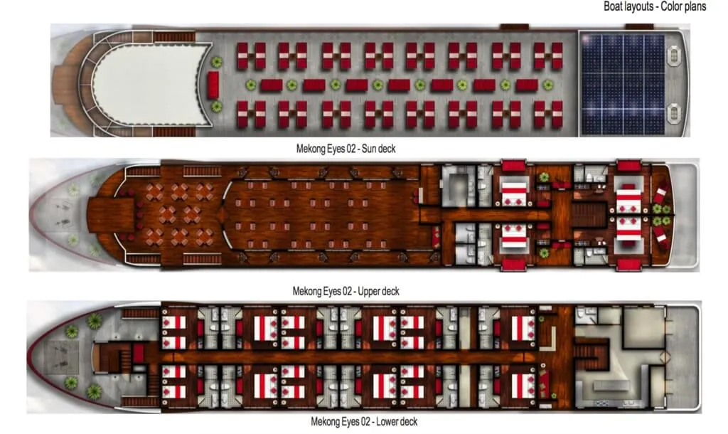 Mekong Eyes Explorer Deckplan