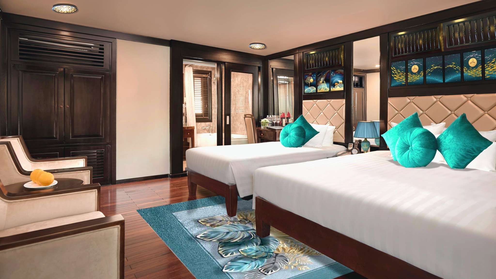 Alisa Premier Suite is considered smaller than its status as the most luxurious cruise.