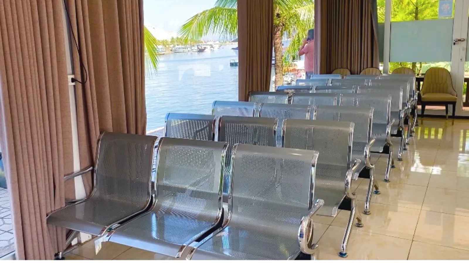 Modern Waiting Lounge in the Pier
