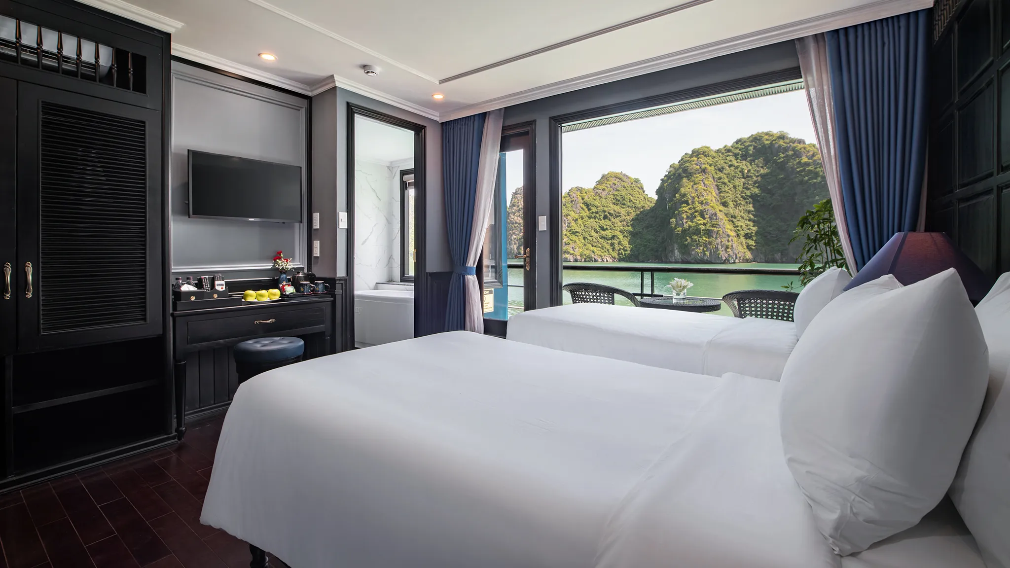 Twin beds