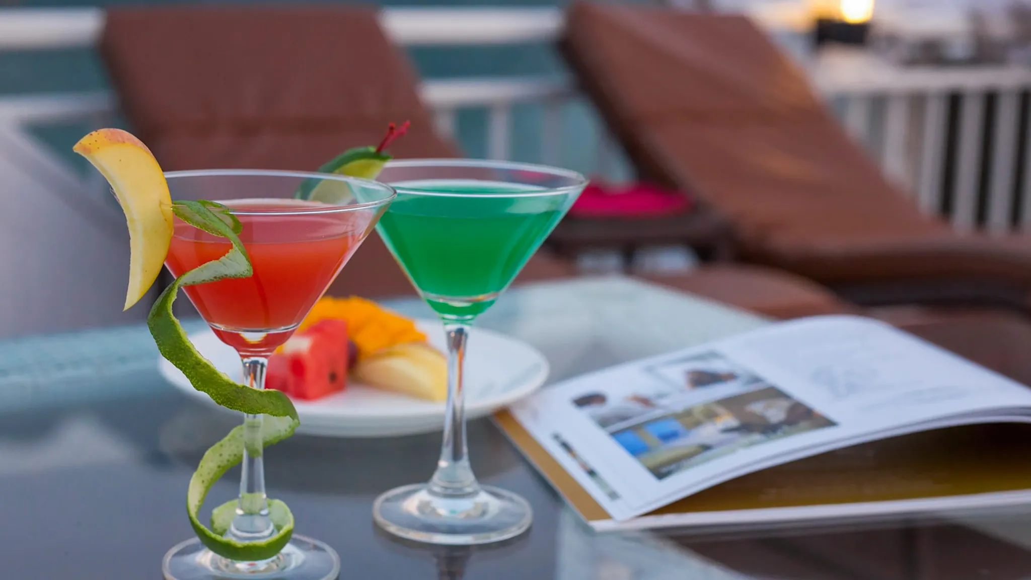 Relax with Desserts and Cocktails