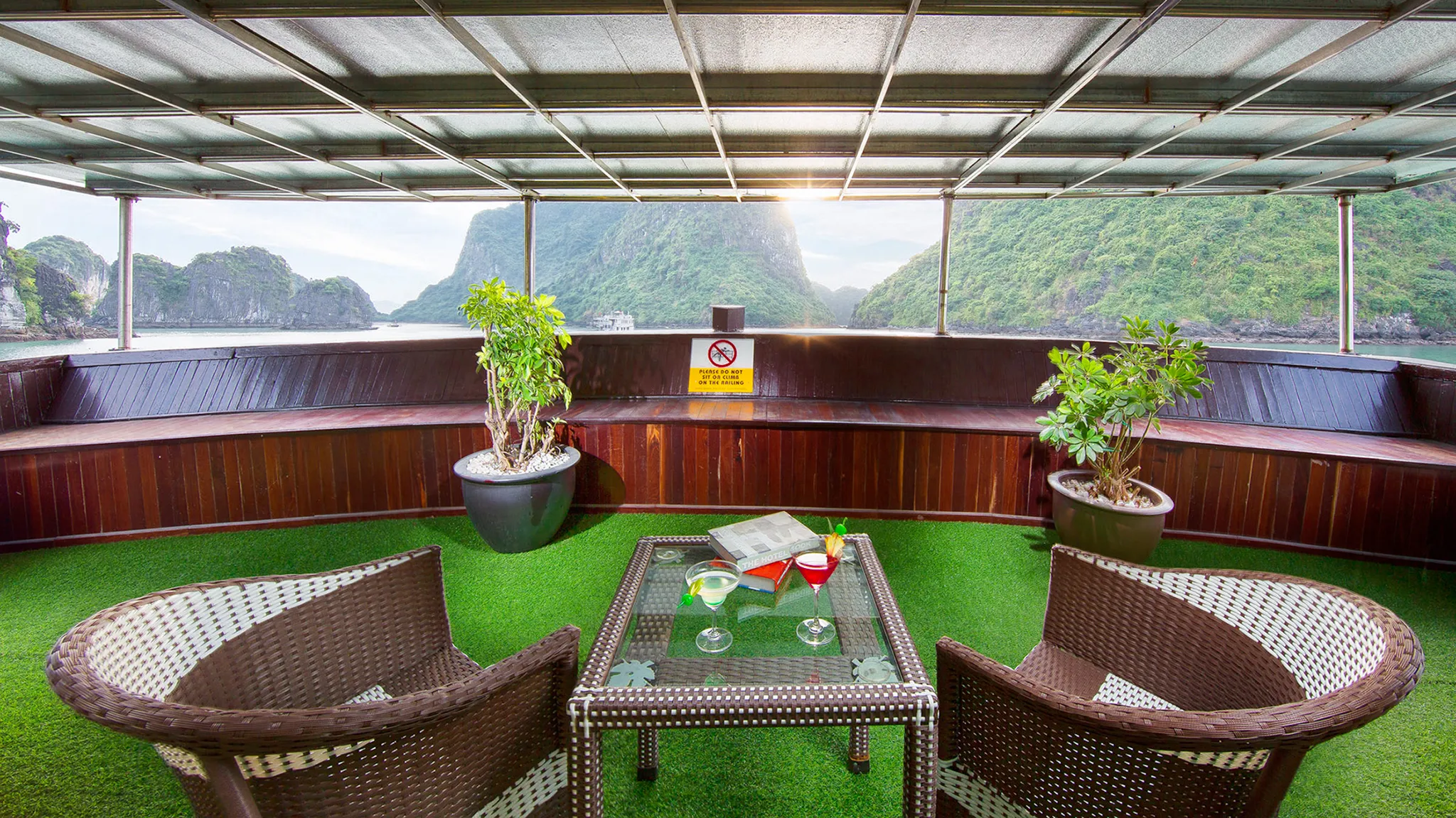 270-degree view from Sun terrace