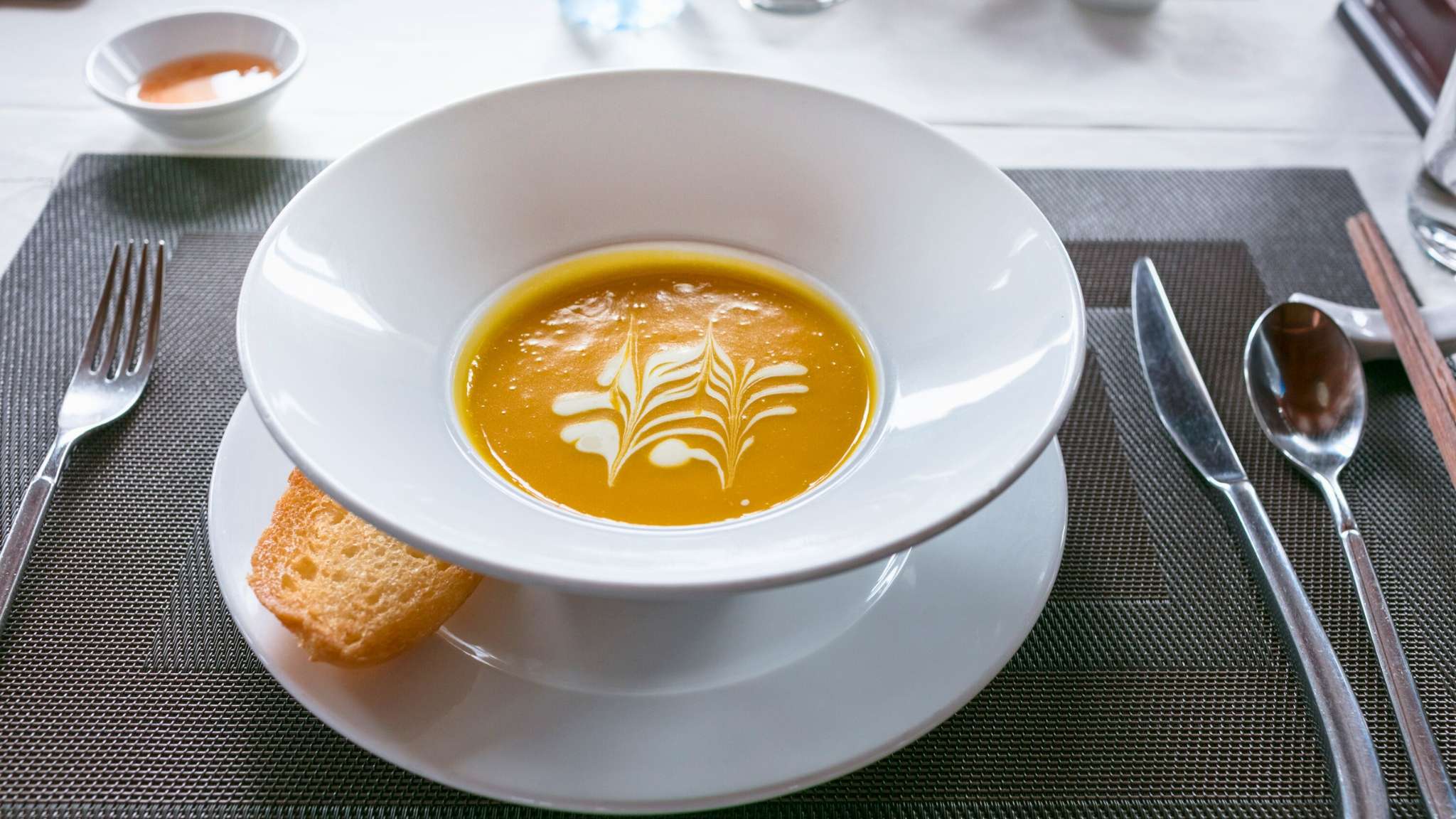 Pumpkin Soup For An Appetizer